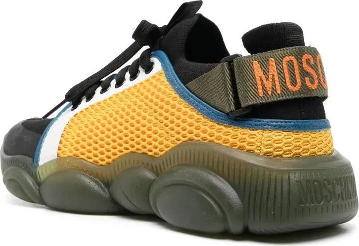 Colour-Block Lace-Up Sneakers - Image 3