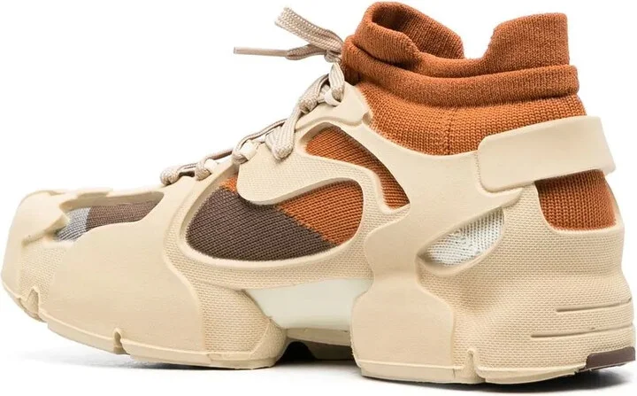 Colour-Block Lace-Up Sneakers - Image 3