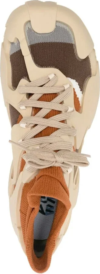 Colour-Block Lace-Up Sneakers - Image 4