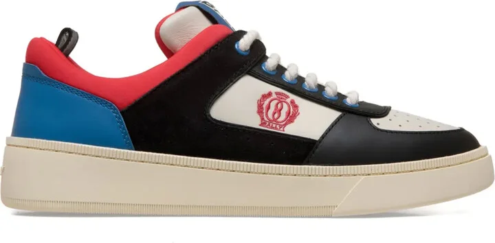Colour-Block Lace-Up Sneakers