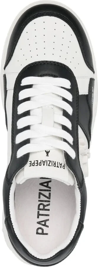 Colour-Block Leather Sneakers - Image 4