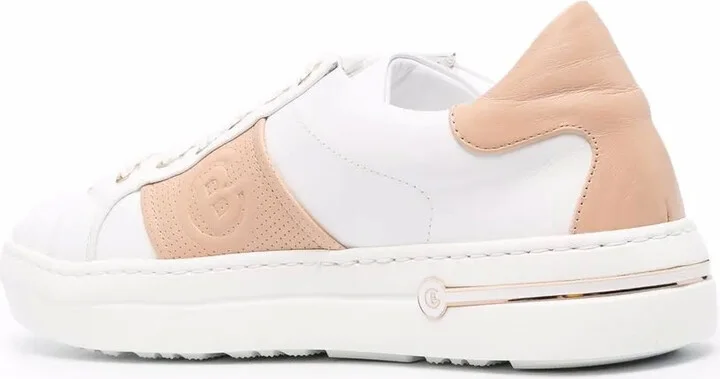 Colour-Block Leather Sneakers - Image 3