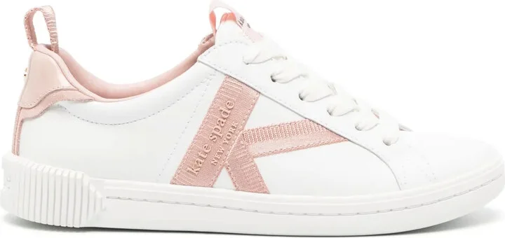 Colour-Block Leather Sneakers