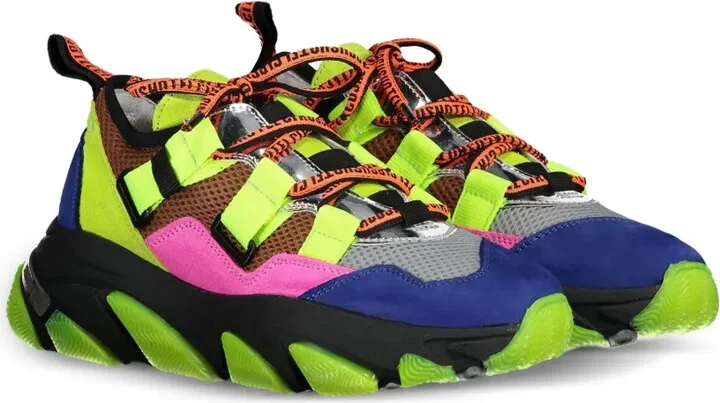 Colour-Block Low-Top Sneakers - Image 2
