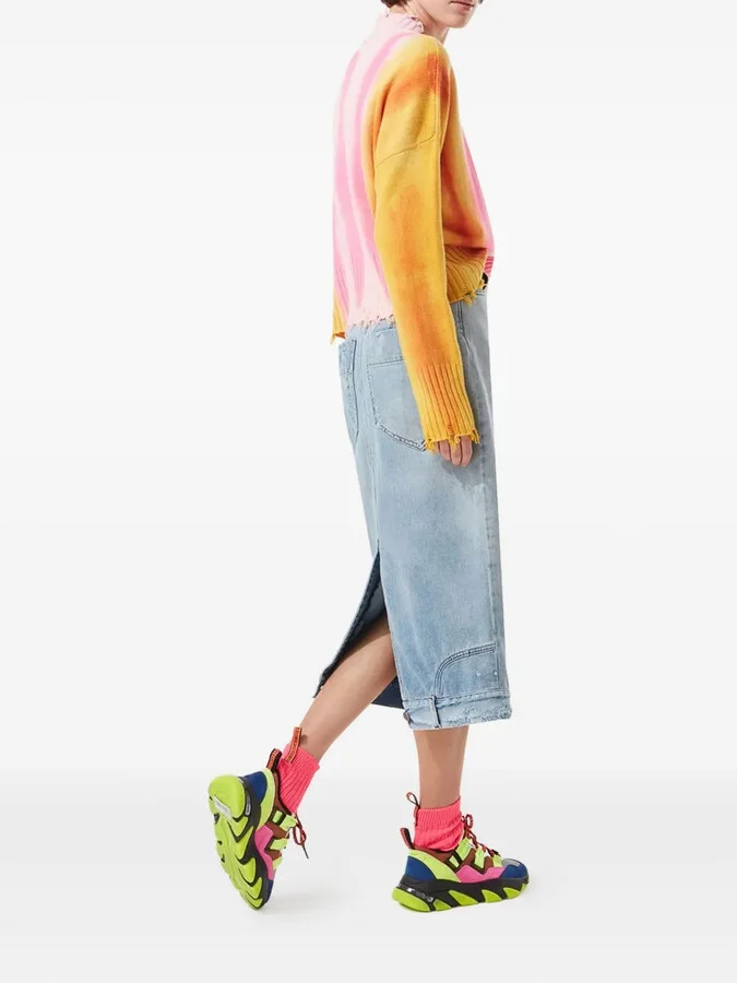 Colour-Block Low-Top Sneakers - Image 5