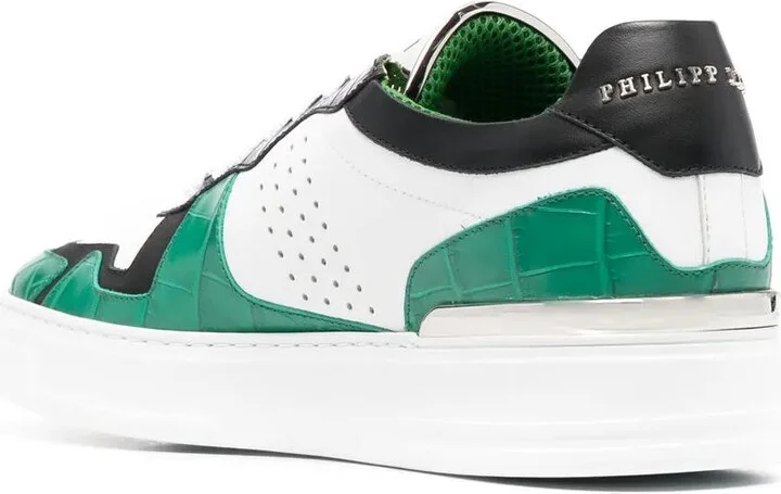Colour-Block Low-Top Sneakers - Image 3