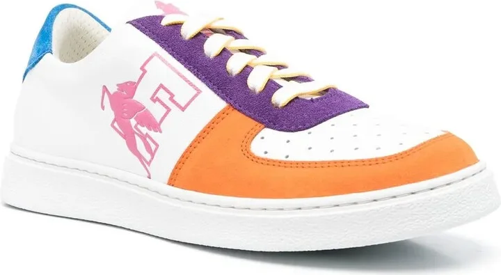 Colour-Block Low-Top Sneakers - Image 2