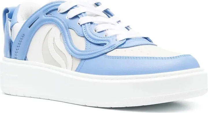 Colour-Block Low-Top Sneakers - Image 2