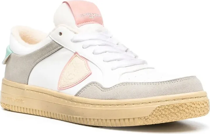 Colour-Block Low-Top Sneakers - Image 2