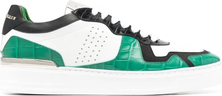 Colour-Block Low-Top Sneakers