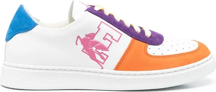 Colour-Block Low-Top Sneakers