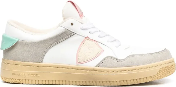 Colour-Block Low-Top Sneakers