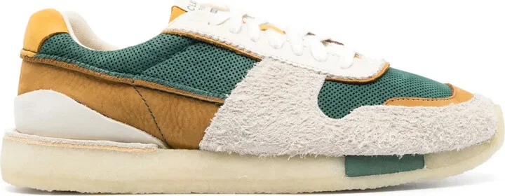 Colour-Block Low-Top Sneakers