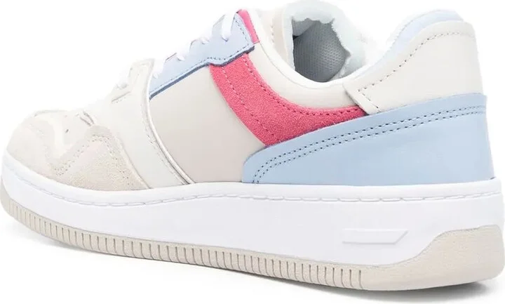 Colour-Block Mid-Top Sneakers - Image 3