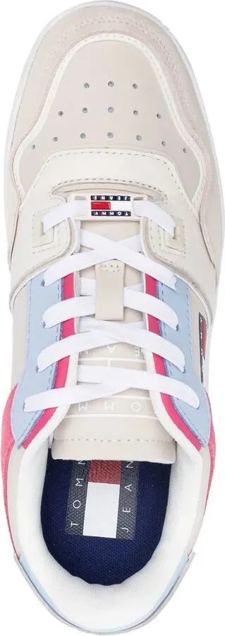 Colour-Block Mid-Top Sneakers - Image 4