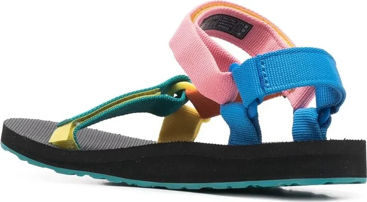 Colour-Block Open-Toe Sandals - Image 3