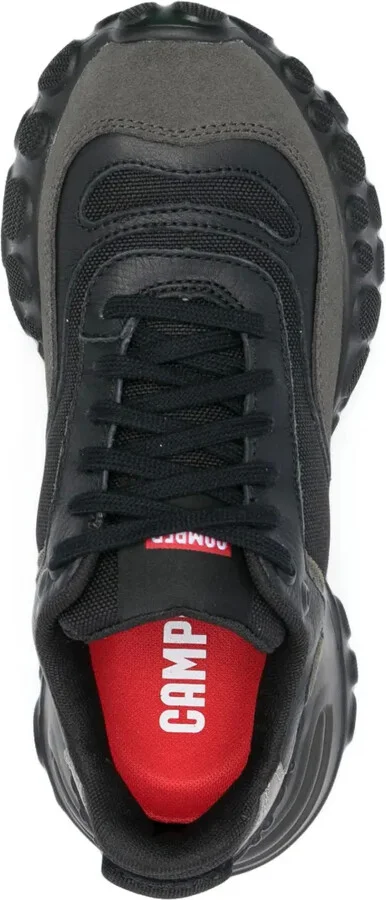 Colour-Block Panelled Leather Sneakers - Image 4