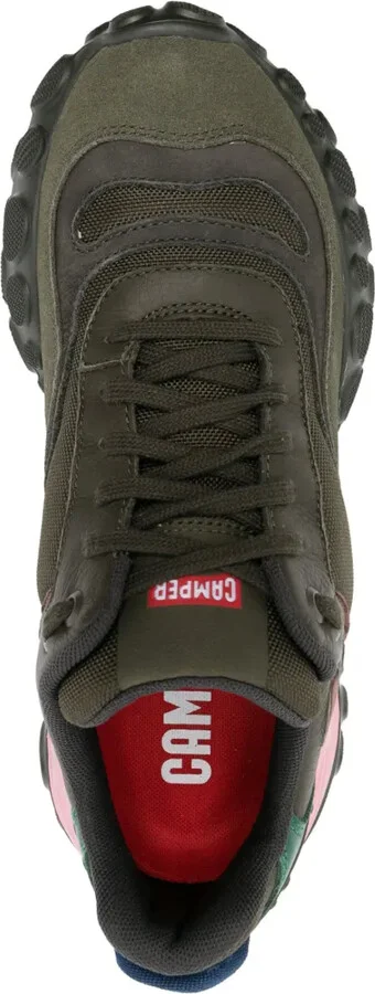 Colour-Block Panelled Low-Top Sneakers - Image 4