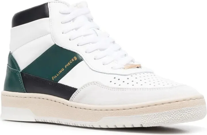 Colour-Block Panelled Sneakers - Image 2