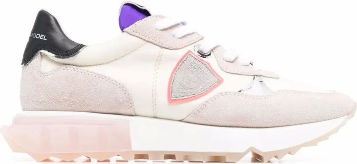 Colour-Block Panelled Sneakers