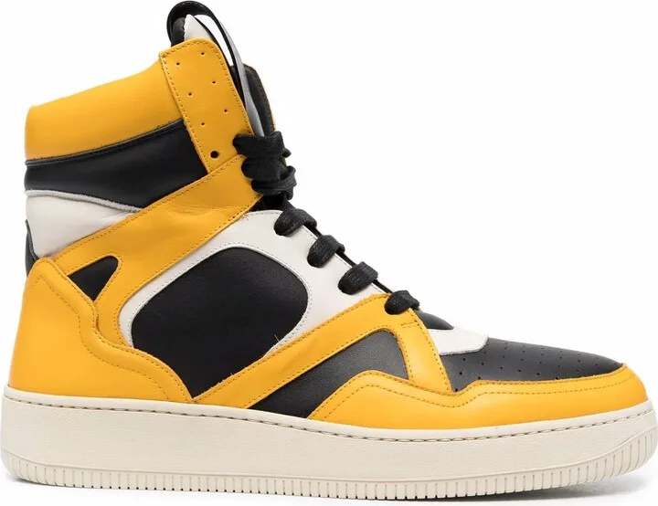 Colour-Block Panelled Sneakers