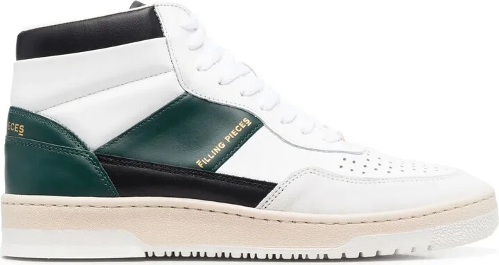 Colour-Block Panelled Sneakers