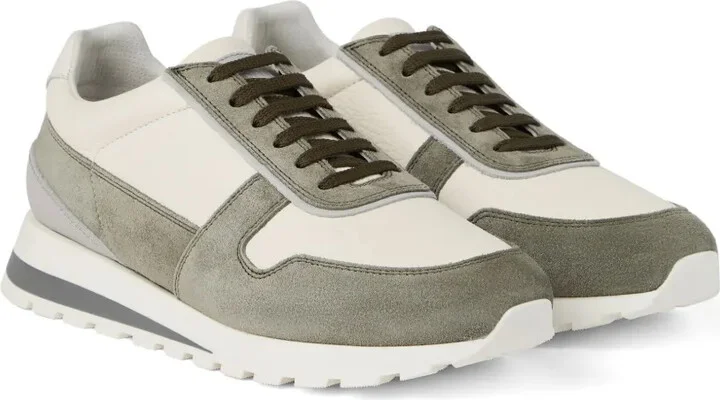 Colour-Block Panelled Trainers - Image 2