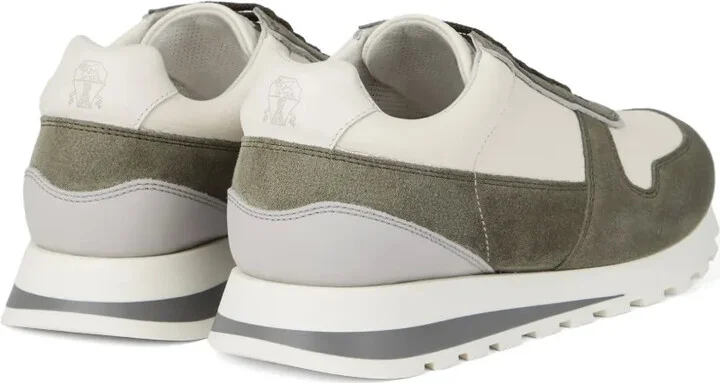 Colour-Block Panelled Trainers - Image 3