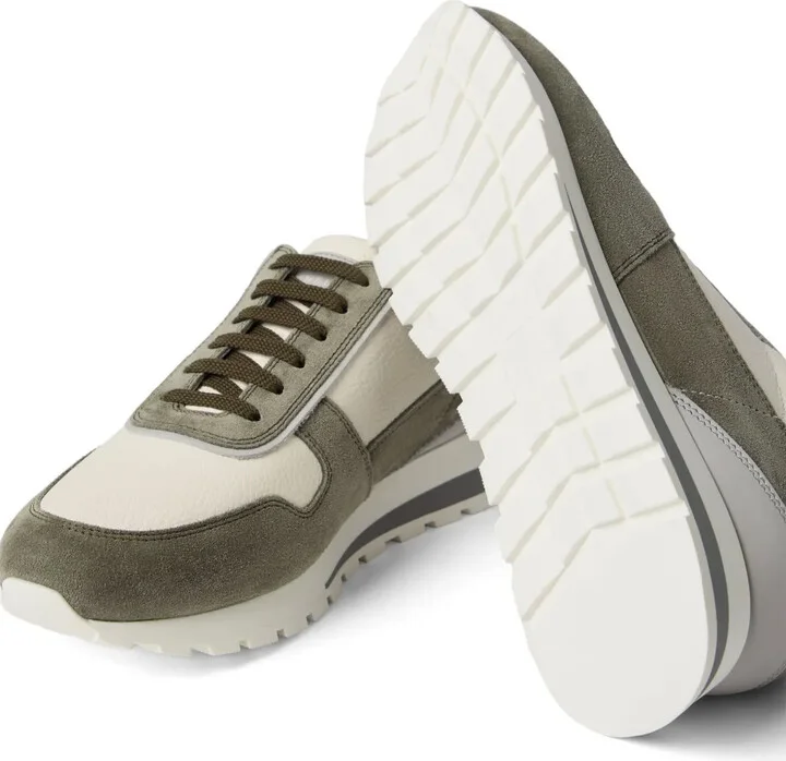 Colour-Block Panelled Trainers - Image 4