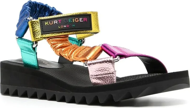 Colour-Block Strappy Sandals - Image 2