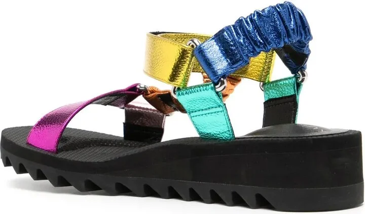 Colour-Block Strappy Sandals - Image 3