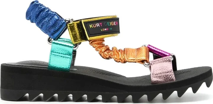 Colour-Block Strappy Sandals