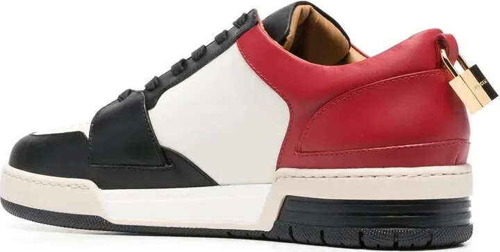 Colour-Blocked Low-Top Sneakers - Image 3