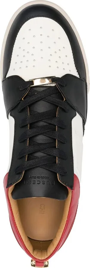 Colour-Blocked Low-Top Sneakers - Image 4