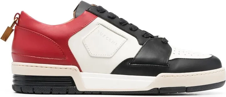 Colour-Blocked Low-Top Sneakers