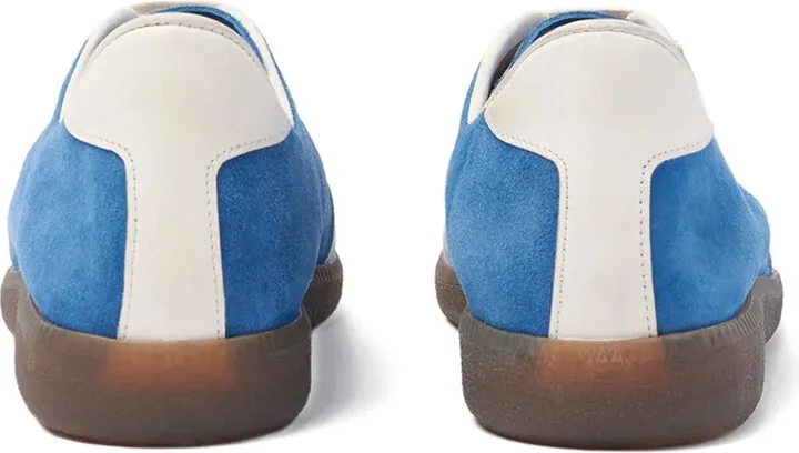 Colour-Blocked Suede Sneakers - Image 3