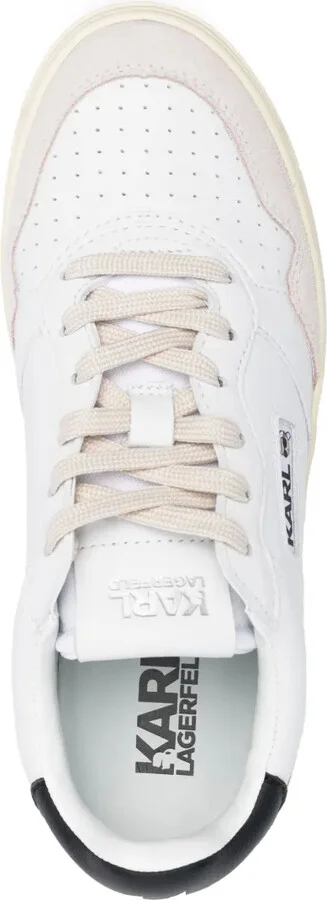 Colour-Panelled Leather Sneakers - Image 4