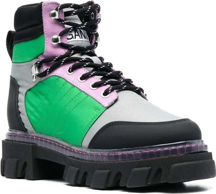 Colourblock Hiking Boots - Image 2