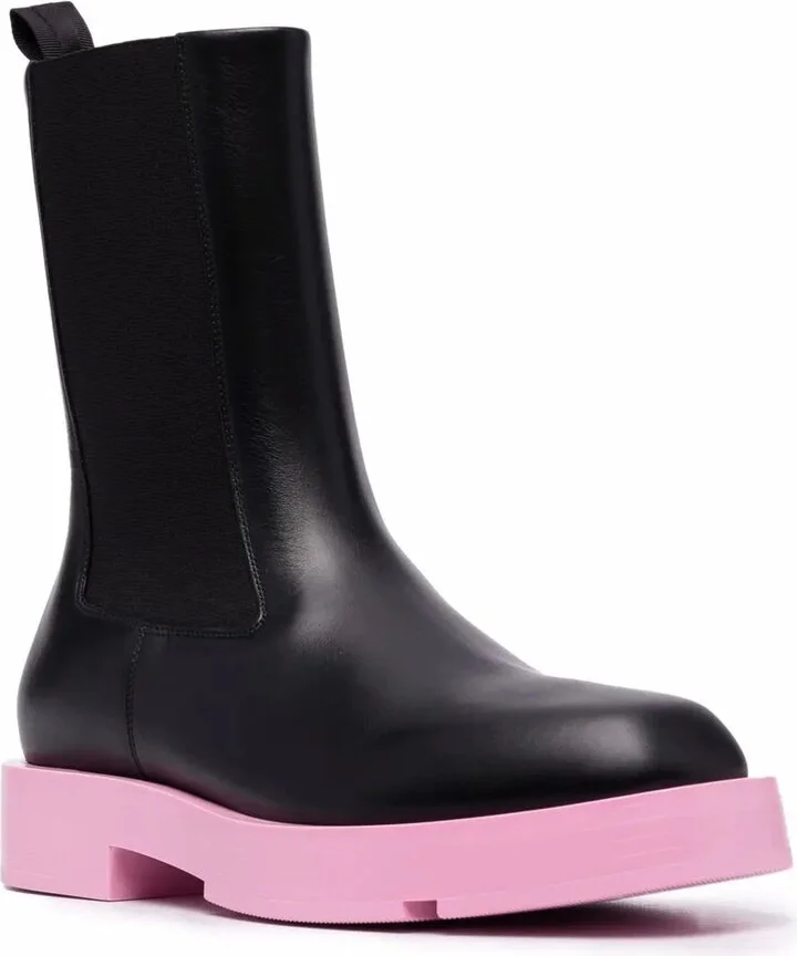 colourblock leather Chelsea boots - Image 2