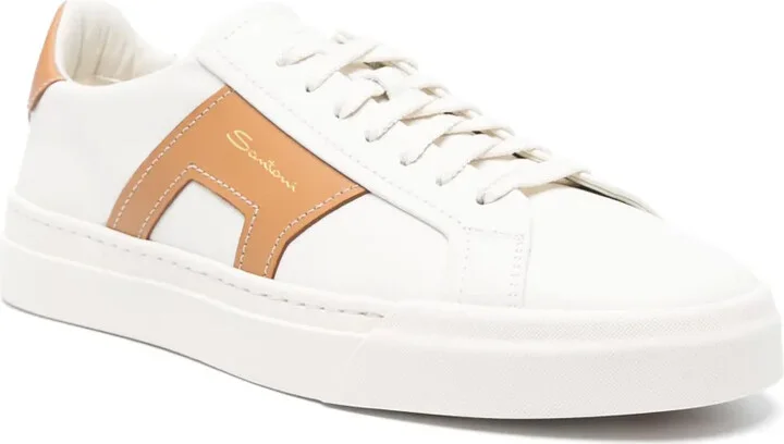Colourblock Leather Sneakers - Image 2