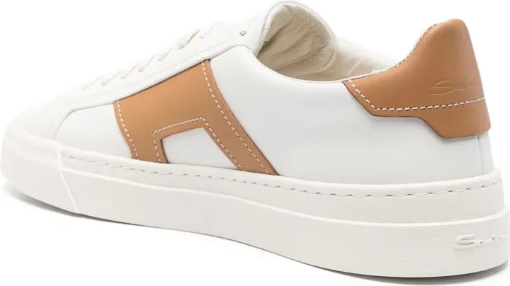 Colourblock Leather Sneakers - Image 3