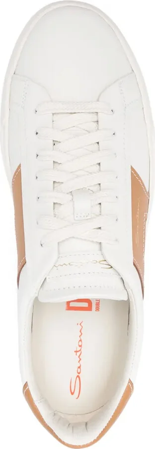 Colourblock Leather Sneakers - Image 4