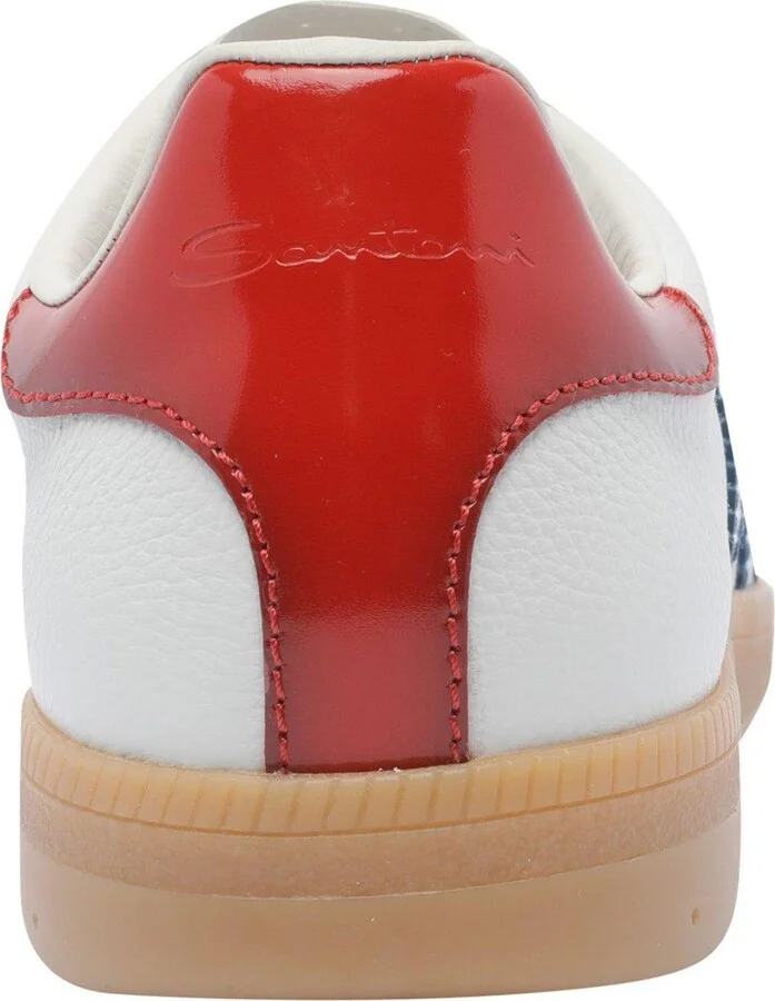 Colourblock Panelled Lace-up Sneakers Santoni - Image 4