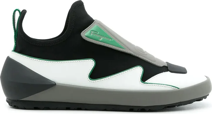 Colourblock Slip-On Sneakers