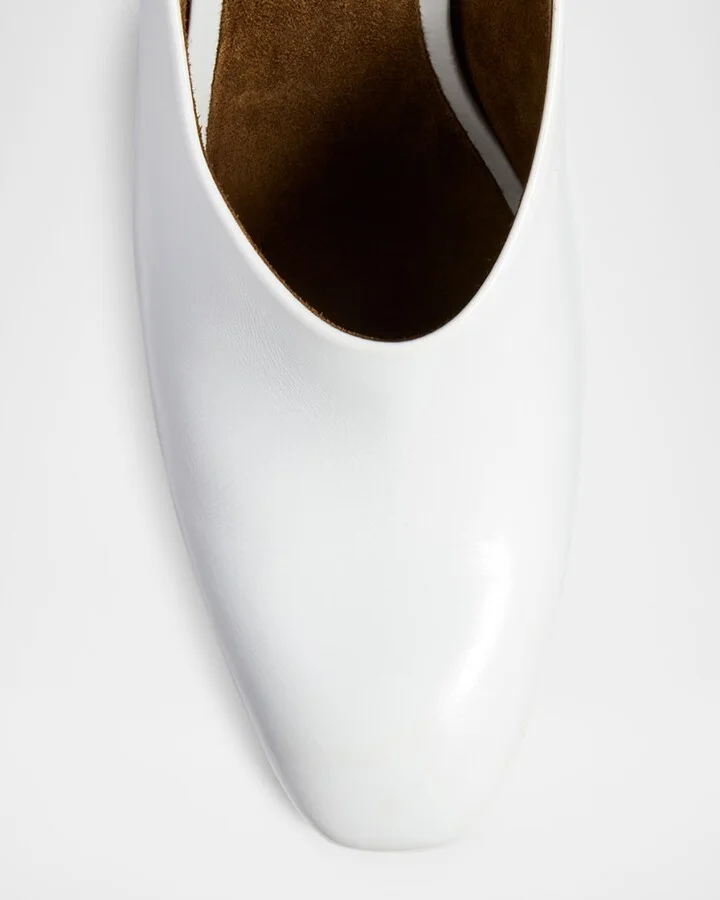 Colt Calfskin Stiletto Mules - Image 7