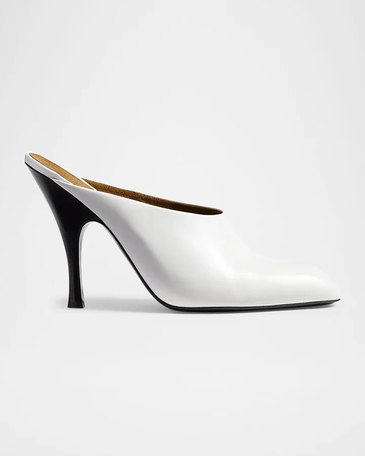 Colt Calfskin Stiletto Mules
