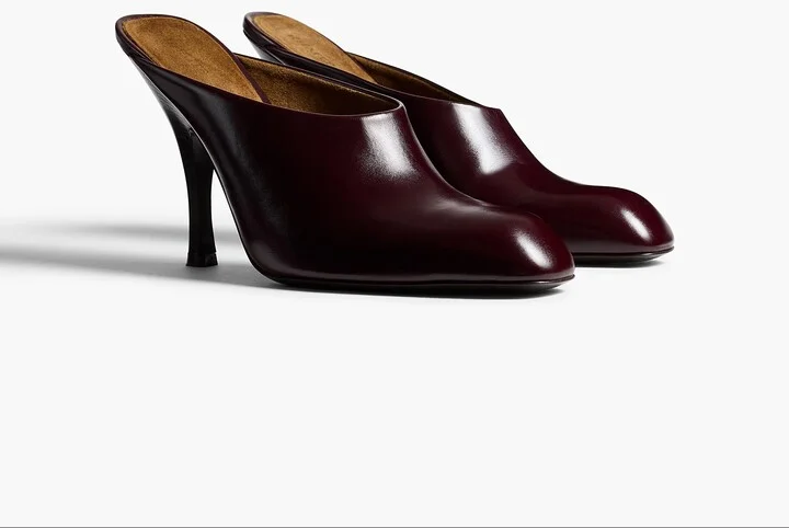 Colt Mule in Bordeaux Glazed Leather - Image 2