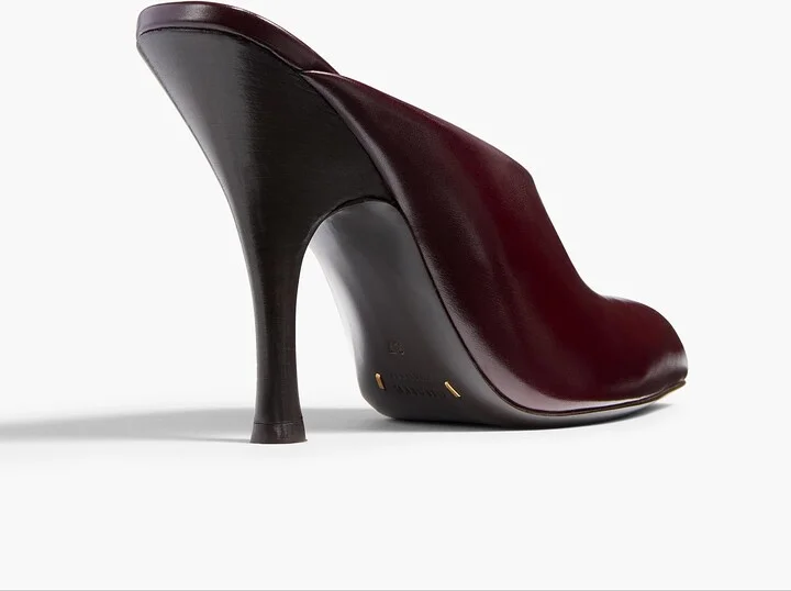 Colt Mule in Bordeaux Glazed Leather - Image 3