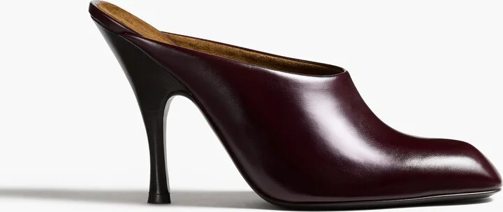 Colt Mule in Bordeaux Glazed Leather