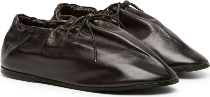 Coltellaccio leather ballerina shoes - Image 2